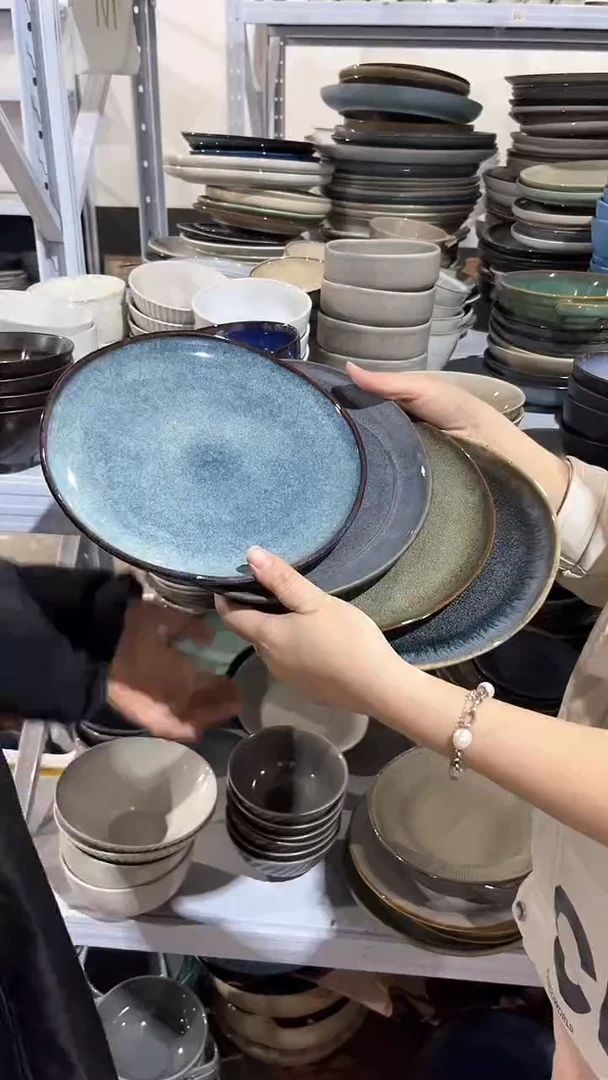 【闪购商品】瓷片外贸尾货瑕疵满20包邮X4 小盘组合S