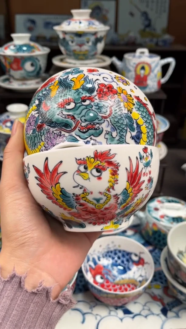 拙明院（宠粉价格）一对米饭碗