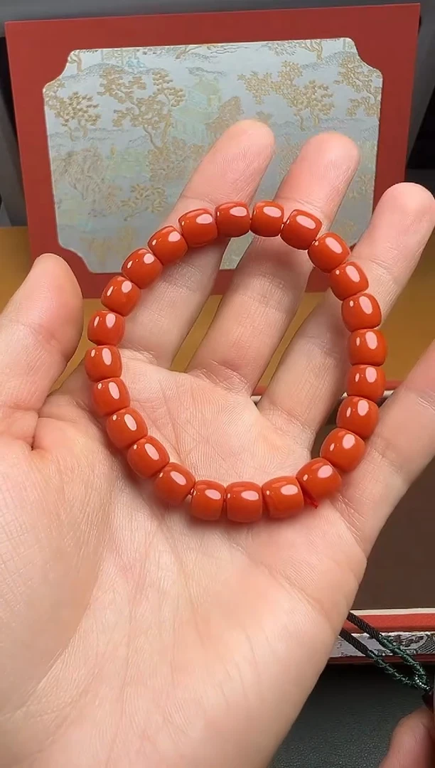 南红玛瑙未镶嵌颈饰手串