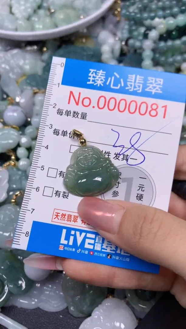 【闪购商品】翡翠颈饰未镶嵌含绳0000081