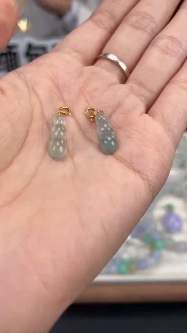 吊坠(不含链)18K金镶嵌翡翠缅甸珠宝严选多样性发其一