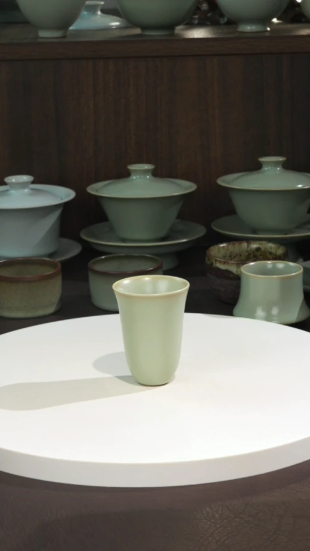 宣宝汝瓷原矿原釉作品