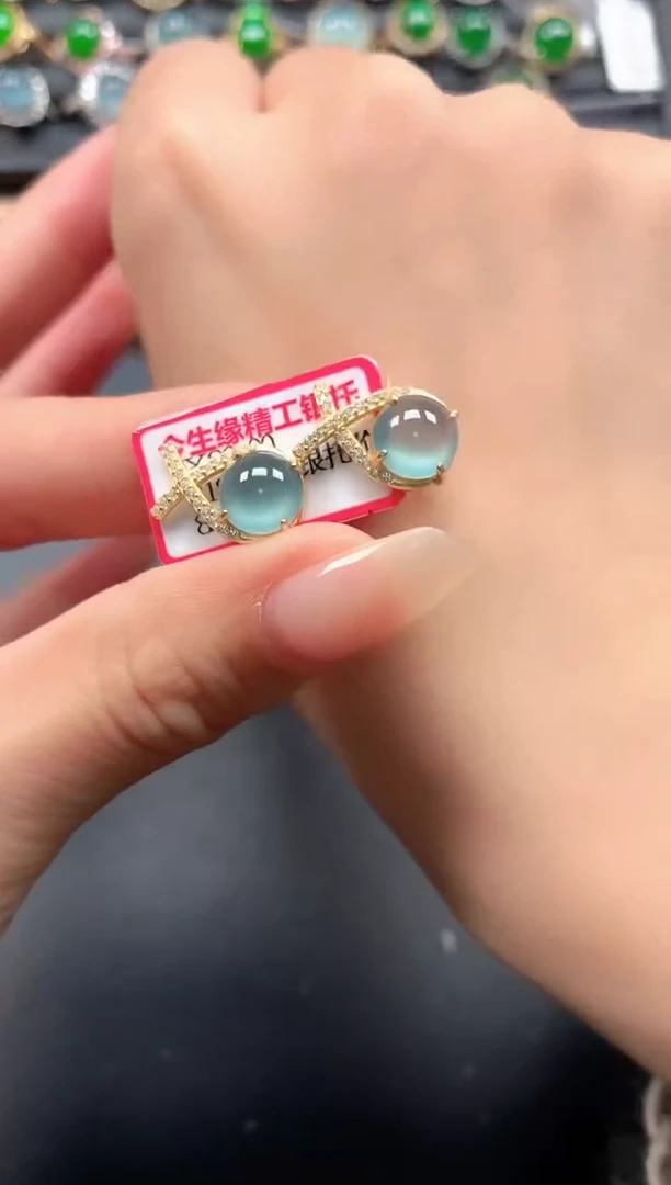 银S925镶嵌戒指翡翠11111