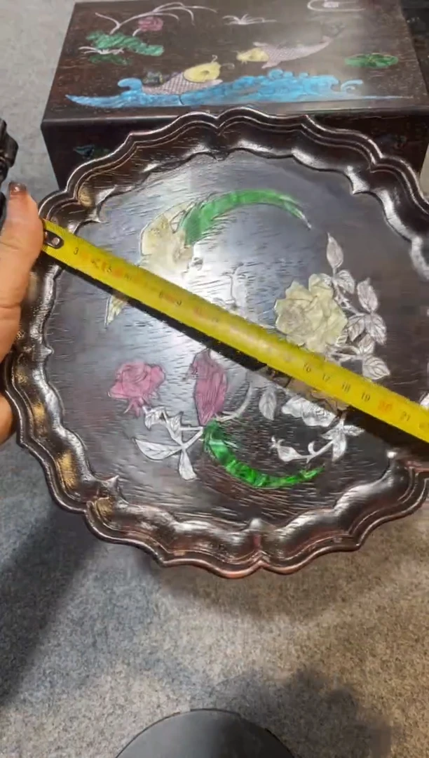 木紫檀拆件雕刻板以直播间实物为准微瑕老物件