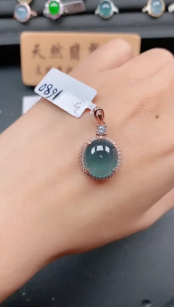 银S925镶嵌戒指翡翠111111