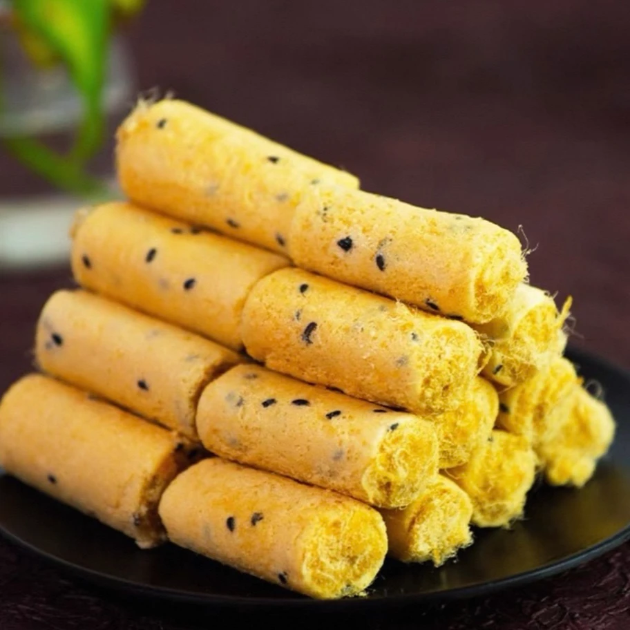 澳福荣澳门特产黑芝麻蛋酥卷追剧解馋休闲小零食早餐脆卷饼干