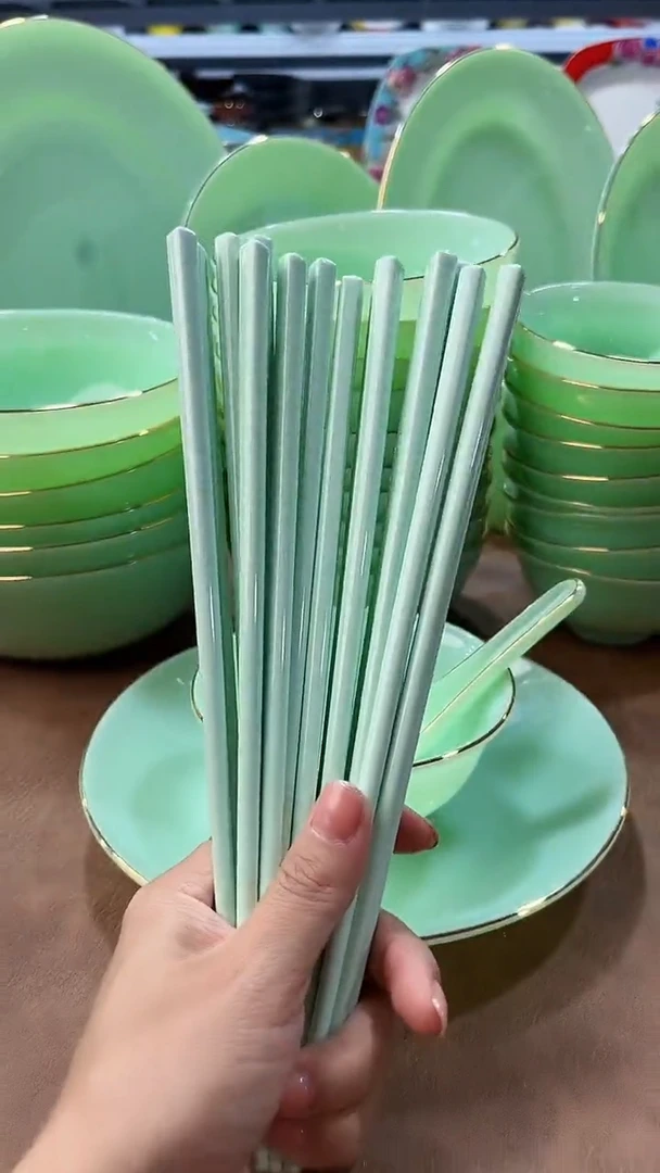 玉瓷筷子10双景德镇餐具