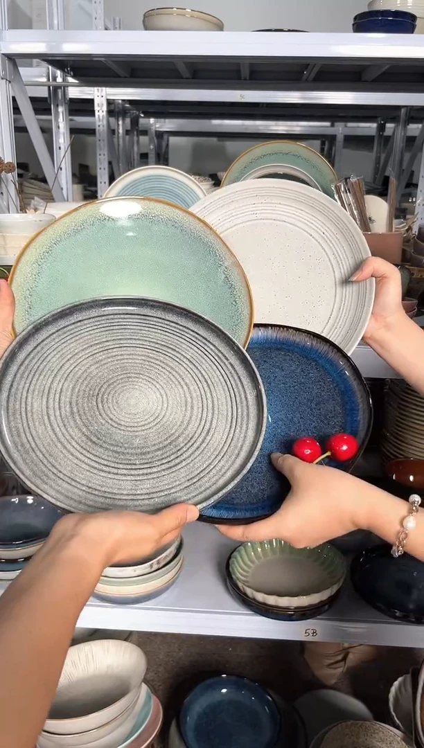 瓷片外贸尾货瑕疵满20包邮X4 大盘组合