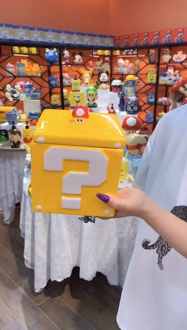 瓷片@@问号陶瓷储物收纳罐