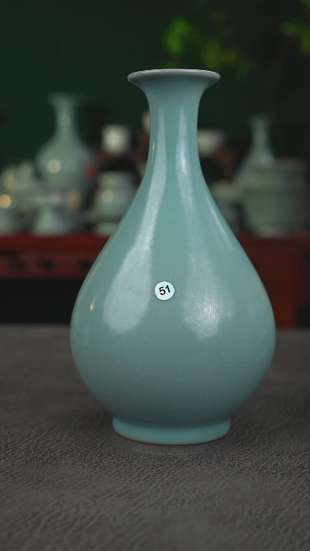 51号仿古玉壶春瓶大瑕福利简包~帆