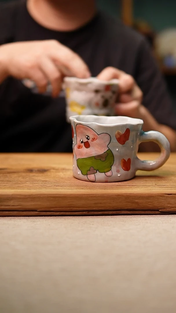 @@陶园瓷舍@@纯手工手绘@高温釉下彩