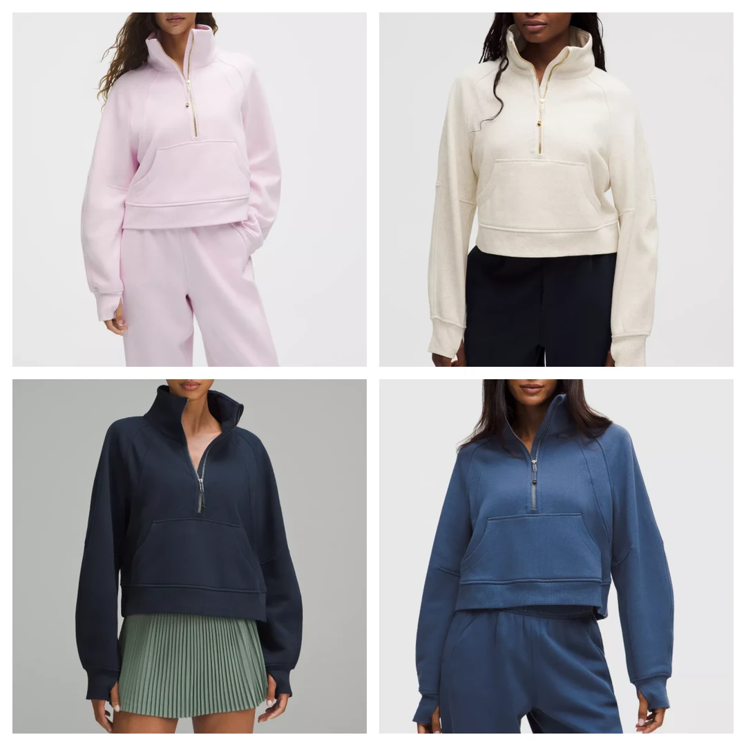 lululemon澳洲直邮立领半拉套头衫Scuba Oversized Funnel-N H-Z