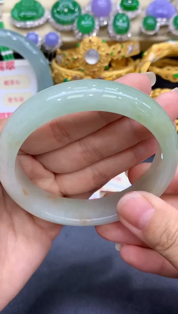 未镶嵌手镯翡翠455-中国好珍宝