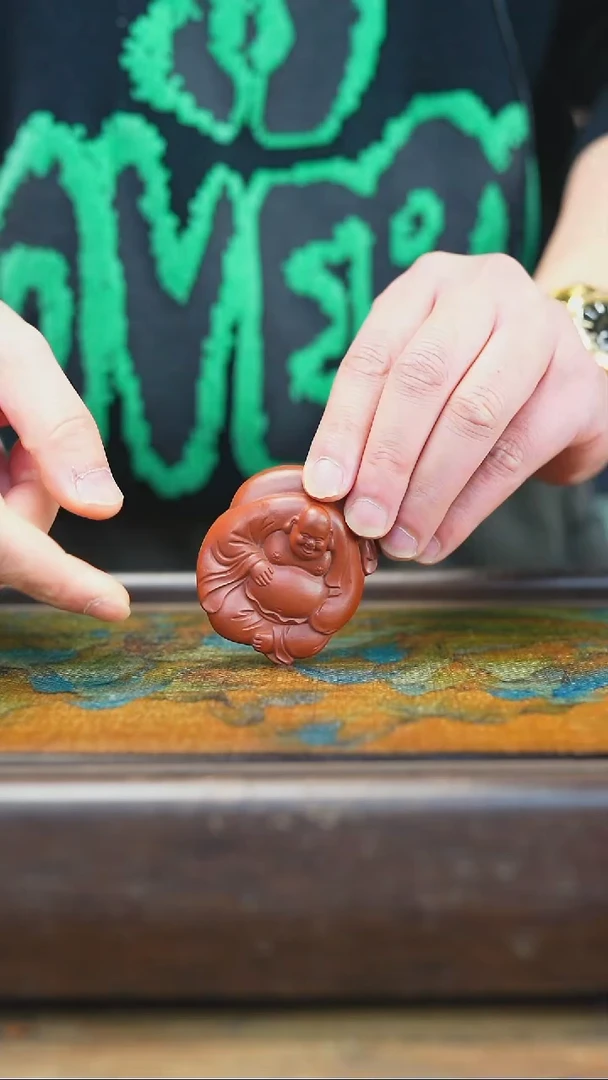 【闪购商品】紫砂茶杯1.16  紫砂   小佛