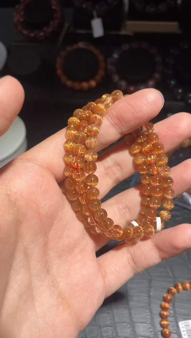 【闪购商品】水晶手链未镶嵌发晶单圈A6（多样性发其一）