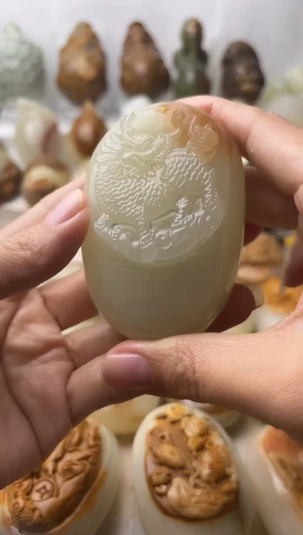 石材麒麟方解石棉纹正常不退换