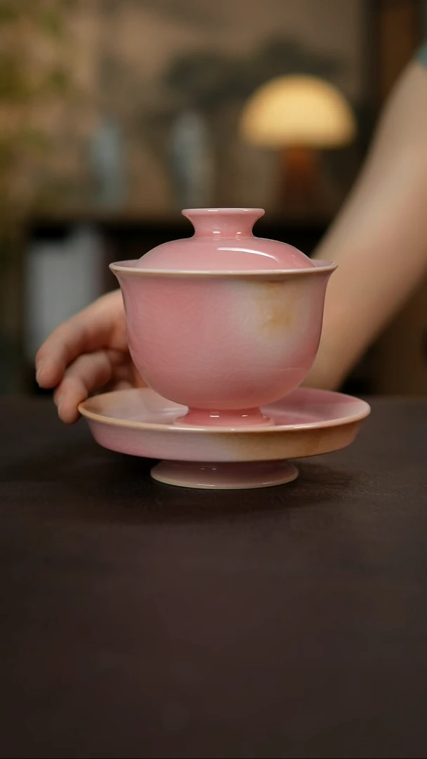 杯景德镇陶瓷杯碗柴烧多人