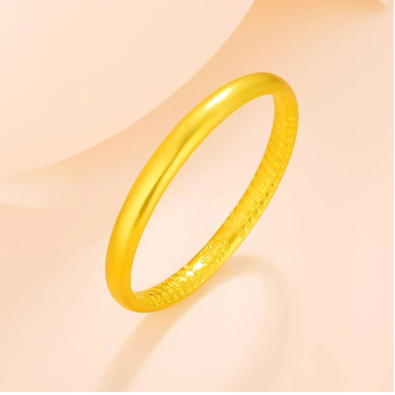 【莹莹专享】足金999饰品 55#泥鳅背手镯 GP 11.81