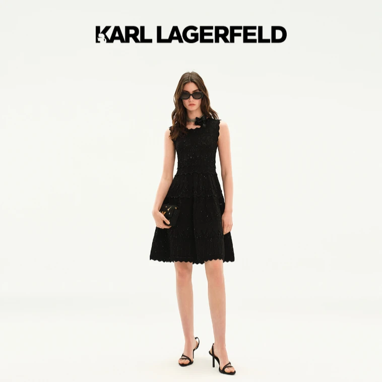 【星线好物】KARLLAGERFELD新款连衣裙老佛爷