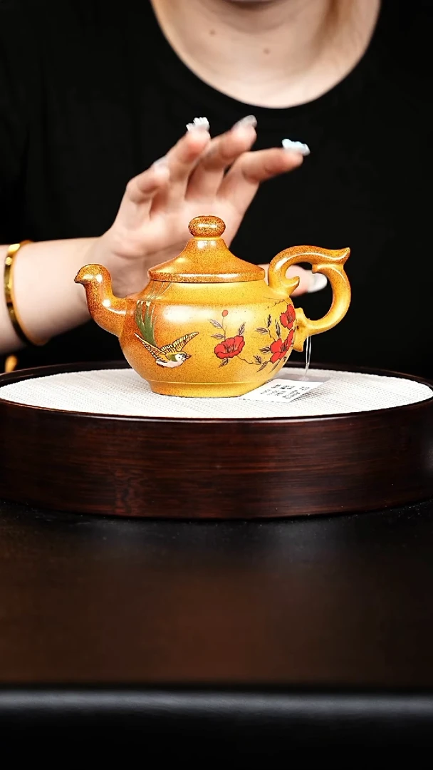 茶壶紫砂道洪疾风 黄金段