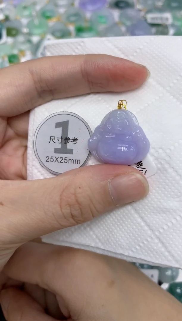 颈饰18K金镶嵌翡翠111111
