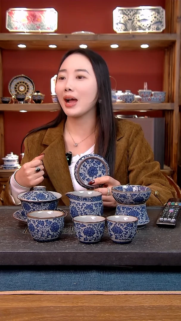简装家用款7件套 老陶泥开片纹陶瓷茶具