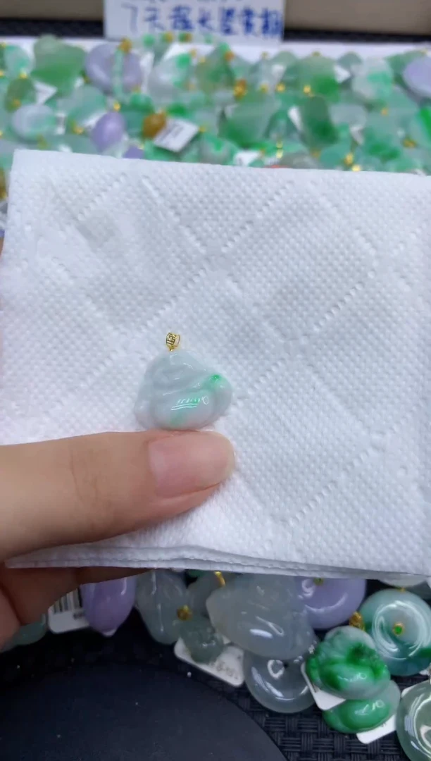 颈饰未镶嵌翡翠天然缅甸A货翡翠