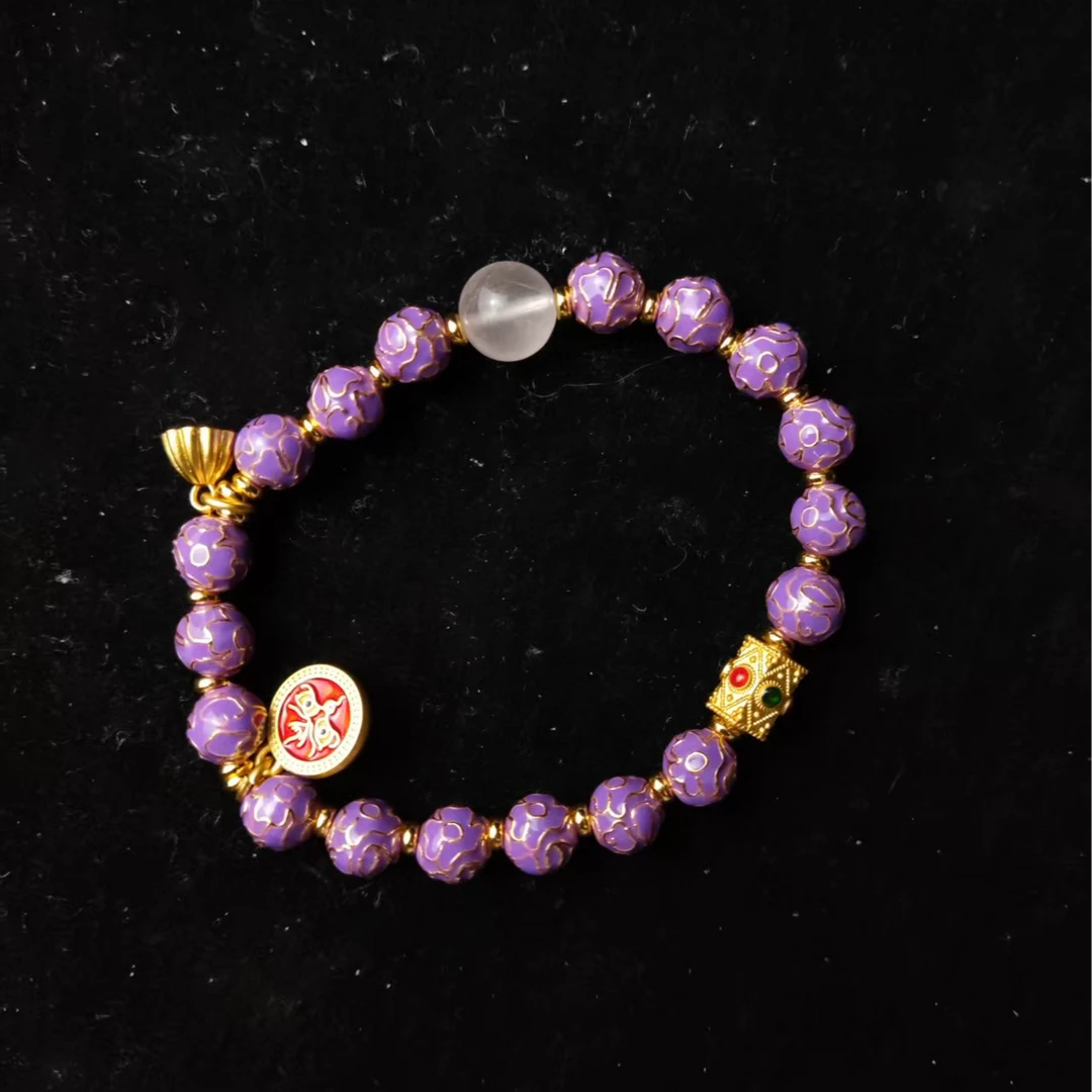 水晶-----珐琅景泰蓝手串