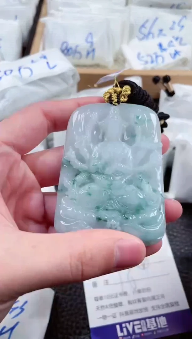 【闪购商品】翡翠颈饰未镶嵌00000497千手