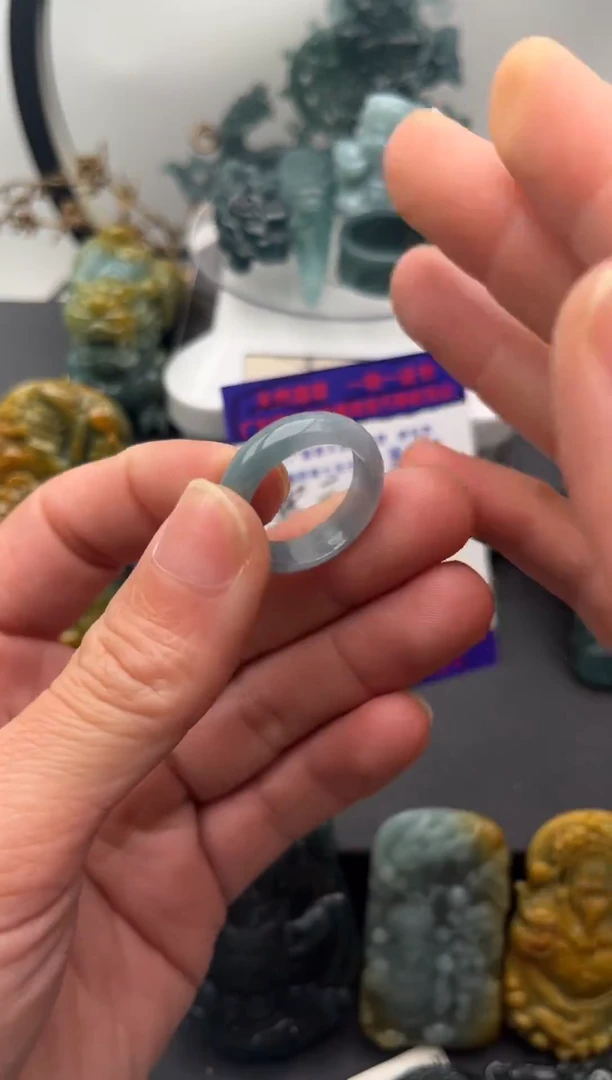 颈饰未镶嵌翡翠戒圈