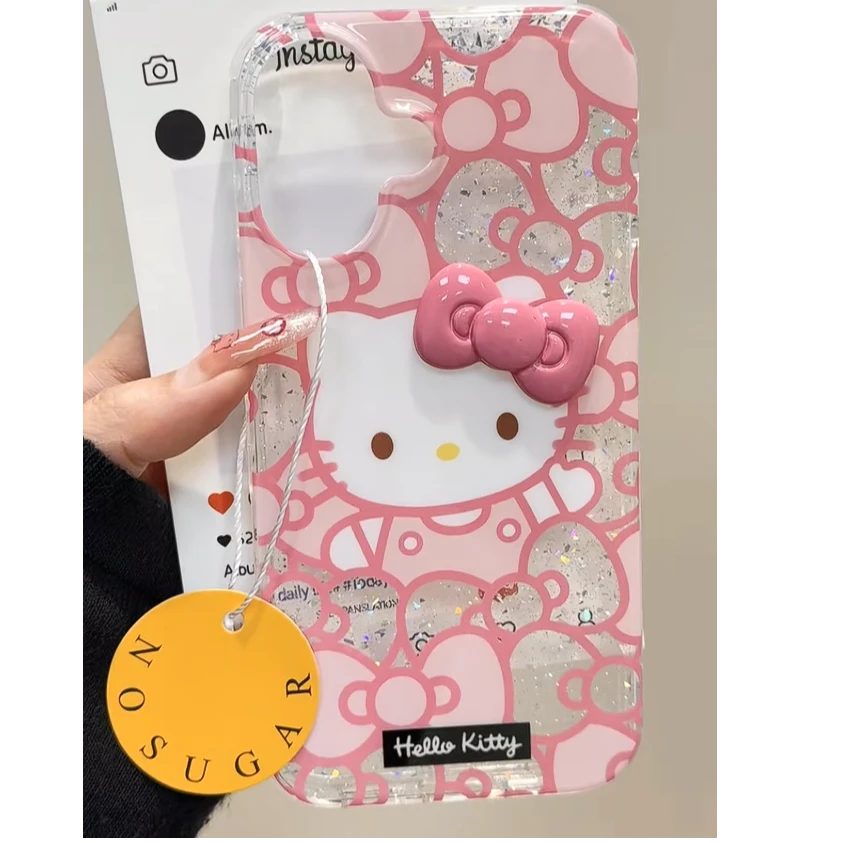 镂空KT适用苹果17手机壳iPhone16Pro高级12/15Pro女/14proMax