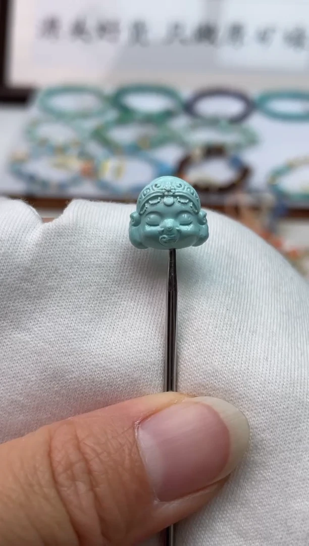 未镶嵌绿松石珠宝奇石30