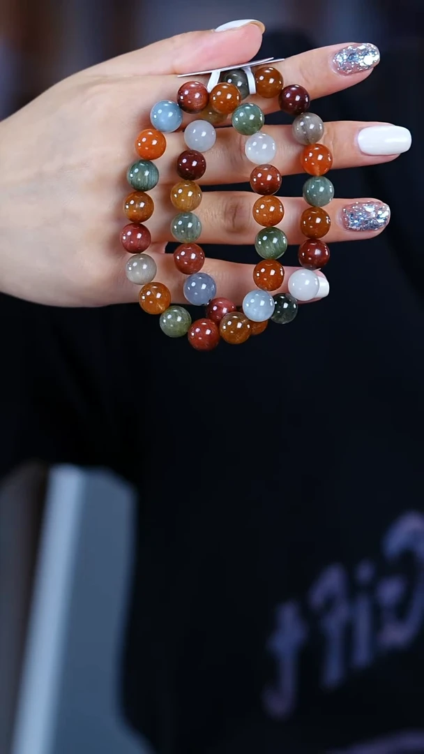 水晶手串未镶嵌猫眼彩兔毛手串10mm-多样性发其一