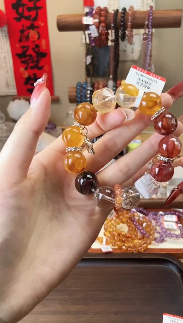 【闪购商品】水晶手串合金高定g41