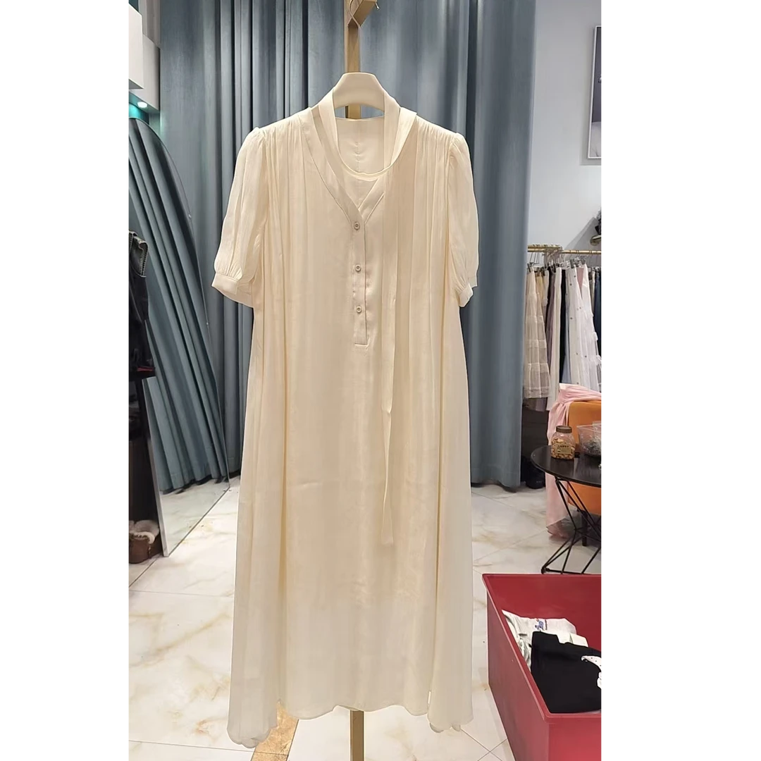 新款春夏连衣裙百搭显瘦