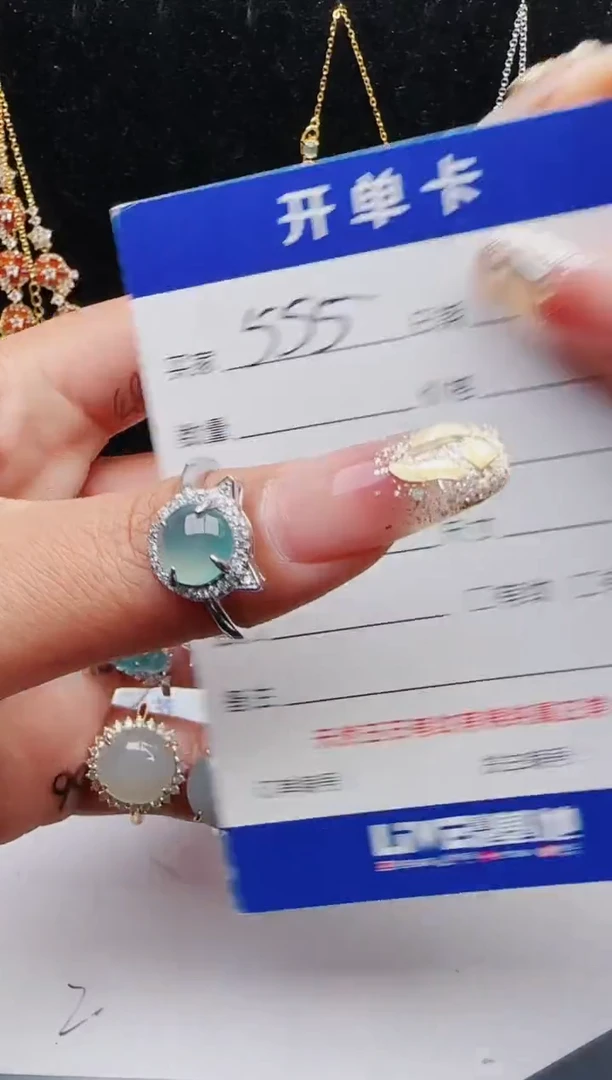 【闪购商品】翡翠戒指银S925镶嵌111111111