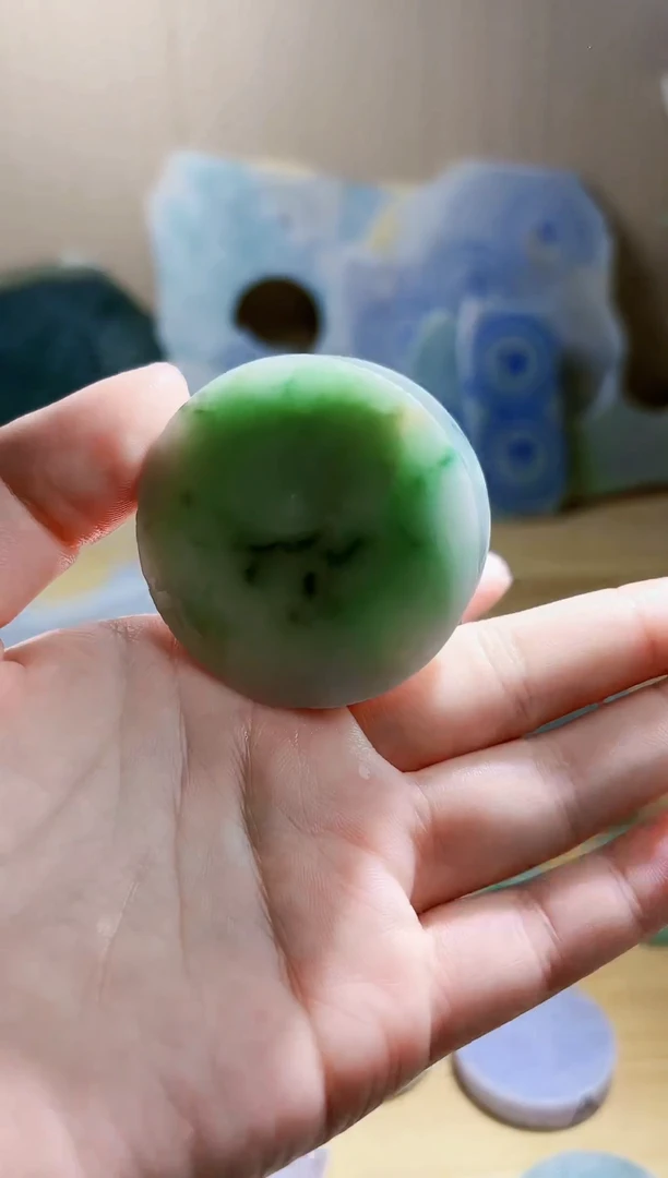 翡翠未镶嵌颈饰翡翠A货 姜谭047