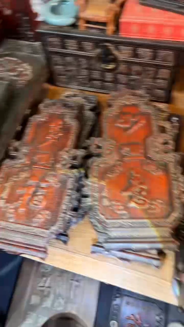 非洲紫檀（红花梨）M****n紫气东来1米8x48cm挂匾紫气东来