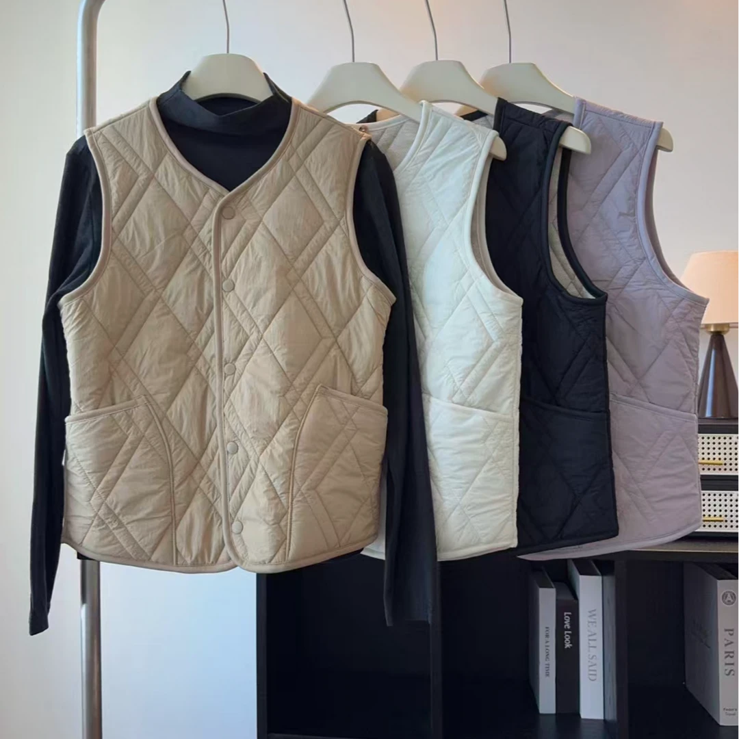 5701款可拆卸翻领羊毛马甲 预