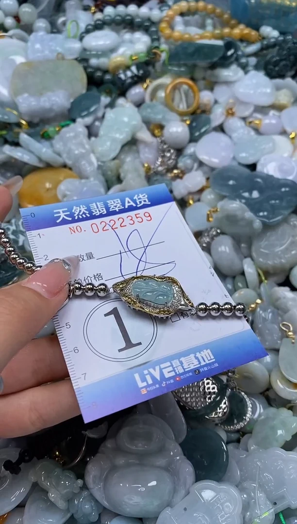 翡翠未镶嵌颈饰闪购0222359
