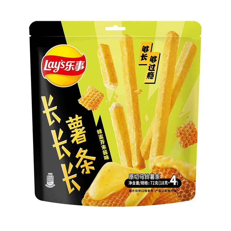 乐事蜂蜜芥末酱口味长长长薯条72g/组