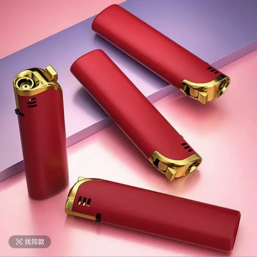 高端金属橡皮漆简约防风打火机耐用定制充气超市批发定制磨砂印字