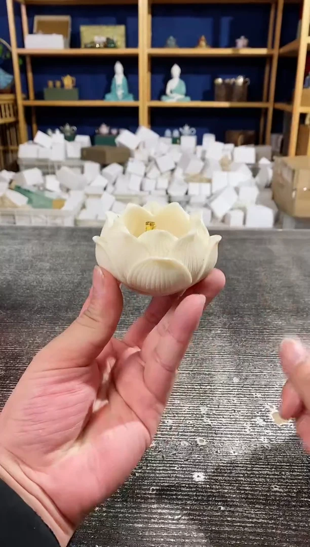 【闪购商品】其他象牙果莲花底座香炉