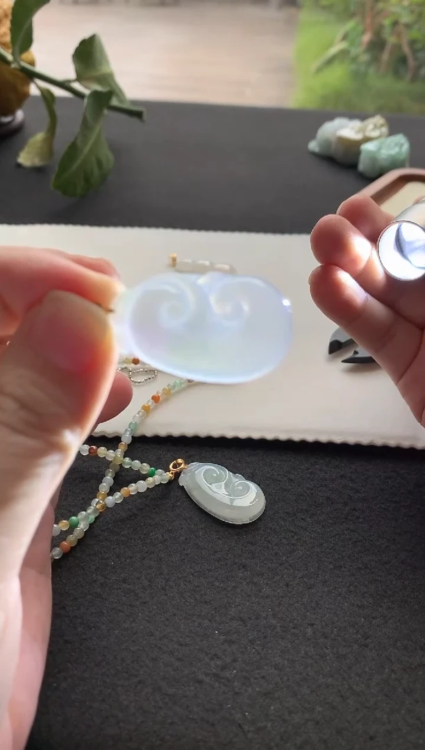 未镶嵌挂件翡翠如意F311多样性发一