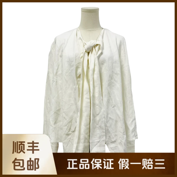 妃鱼/葆蝶家/亚麻/上衣/95新/沐九19