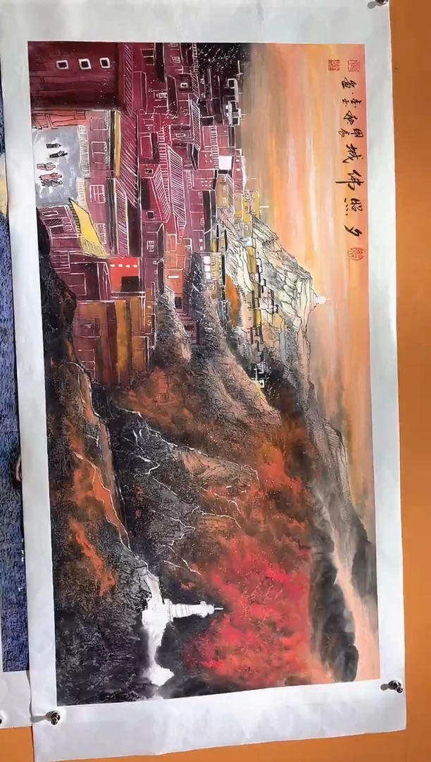 国画刘金玉教授亲笔手绘
