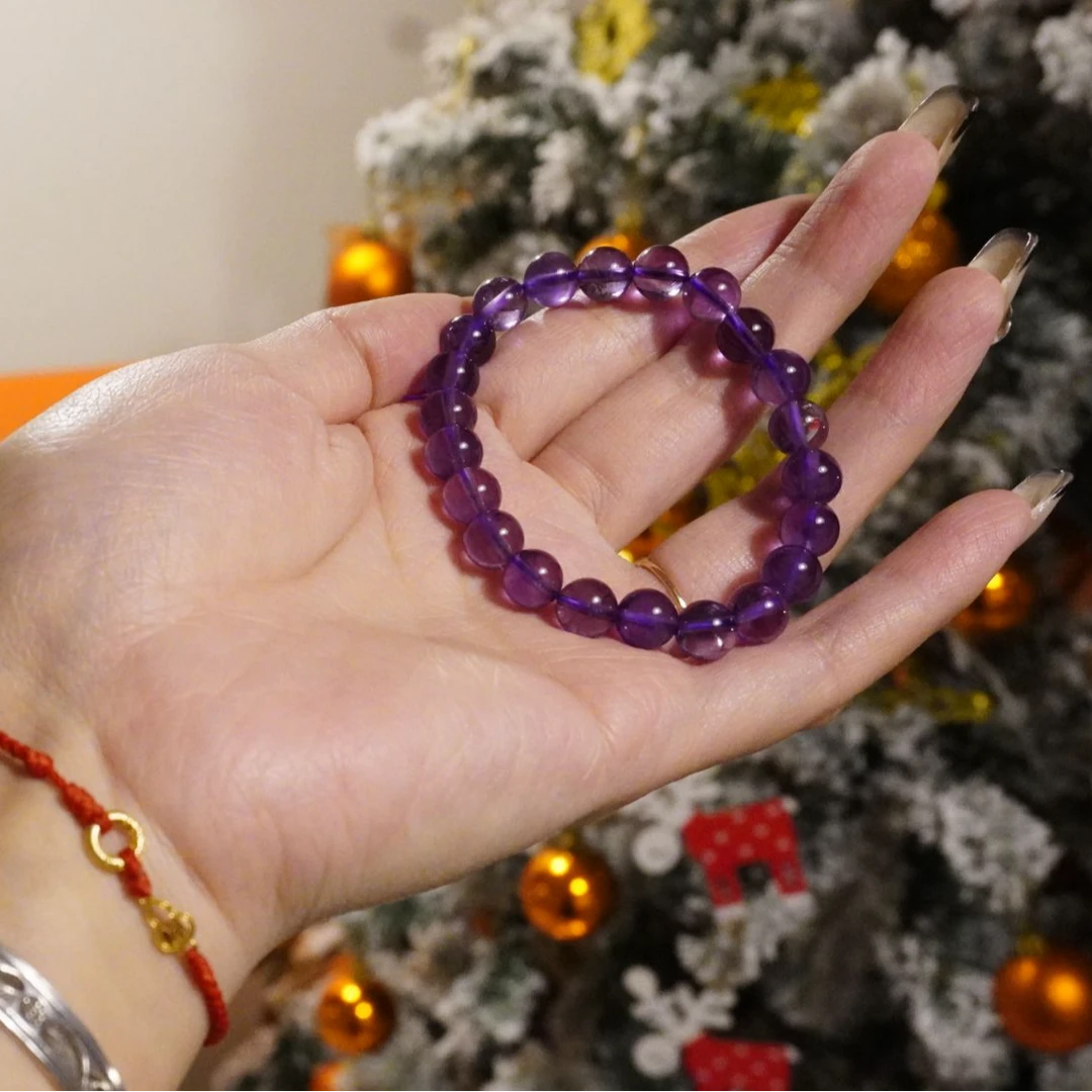 乌拉圭紫水晶单圈手串
