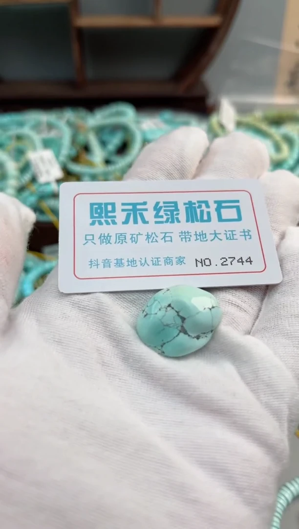 未镶嵌绿松石松石2744