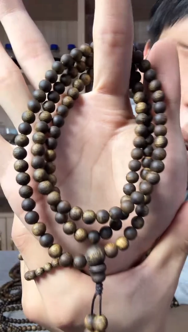 沉香手串06圆珠多圈12克+ 多样性发其一