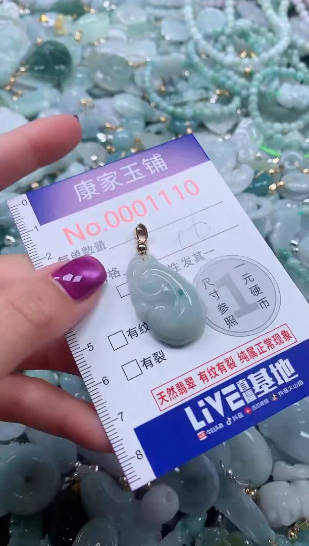 颈饰未镶嵌翡翠1110